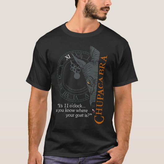 Chupacabra - der schwarze T - Shirt der Männer (Vorderseite)