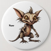 Chupacabra Gremlin Hybrid Illustration Button (Vorderseite)