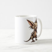 Chupacabra Gremlin Hybrid Illustration Kaffeetasse (VorderseiteRechts)