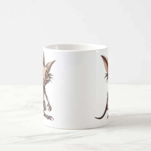 Chupacabra Gremlin Hybrid Illustration Kaffeetasse (Mittel)
