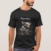 Chupacabra im Holzkryptid T-Shirt (Vorderseite)