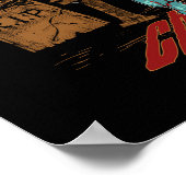 Chupacabra jenseits der grauen Kryptiden-Kreatur Poster (Ecke)