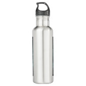 Chupacabra - Kryptide Monster oder Tiere Edelstahlflasche (Rückseite)