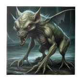 Chupacabra - Kryptide Monster oder Tiere Fliese (Vorderseite)