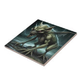 Chupacabra - Kryptide Monster oder Tiere Fliese (Seite)