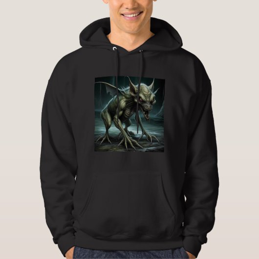 Chupacabra - Kryptide Monster oder Tiere Hoodie (Vorderseite)