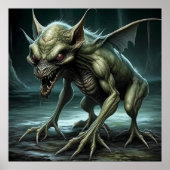 Chupacabra - Kryptide Monster oder Tiere Poster (Vorne)