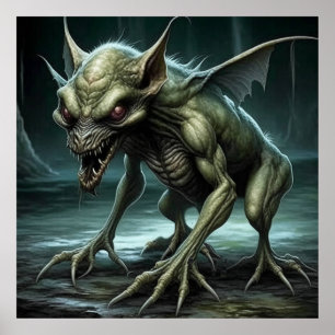 Chupacabra - Kryptide Monster oder Tiere Poster