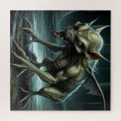 Chupacabra - Kryptide Monster oder Tiere Puzzle (Horizontal)