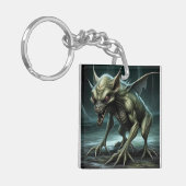 Chupacabra - Kryptide Monster oder Tiere Schlüsselanhänger (Vorderseite links)