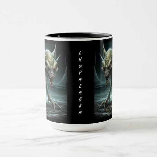 Chupacabra - Kryptide Monster oder Tiere Tasse (Zentrum)