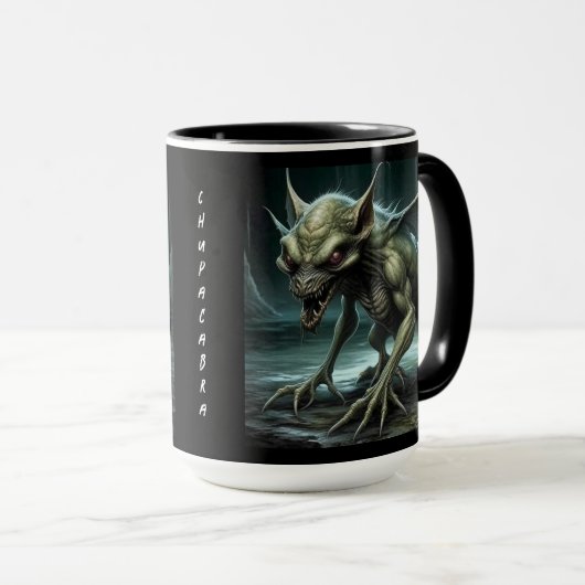 Chupacabra - Kryptide Monster oder Tiere Tasse (VorderseiteRechts)