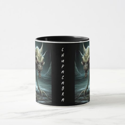 Chupacabra - Kryptide Monster oder Tiere Tasse (Zentrum)