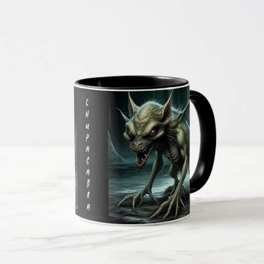 Chupacabra - Kryptide Monster oder Tiere Tasse (VorderseiteRechts)
