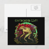 Chupacabra Lives Postkarte (Vorne/Hinten)