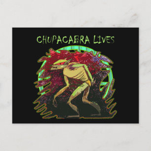 Chupacabra Lives Postkarte