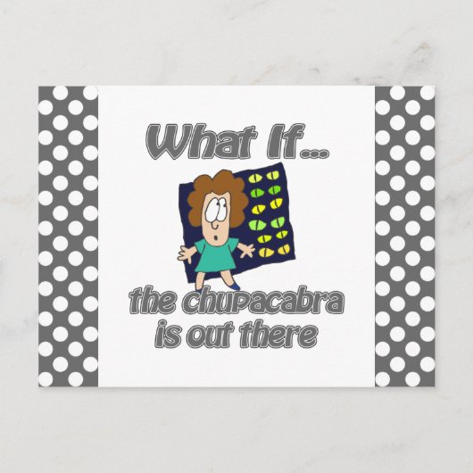 Chupacabra Postkarte (Vorderseite)