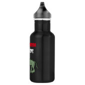 Chupacabra Puerto Rico Cryptid Edelstahlflasche (Rechts)