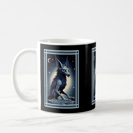 Chupacabra-Tarot Kaffeetasse (Links)
