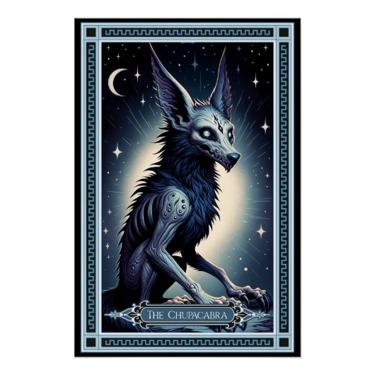 Chupacabra-Tarot Poster (Vorderseite)