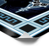 Chupacabra-Tarot Poster (Ecke)