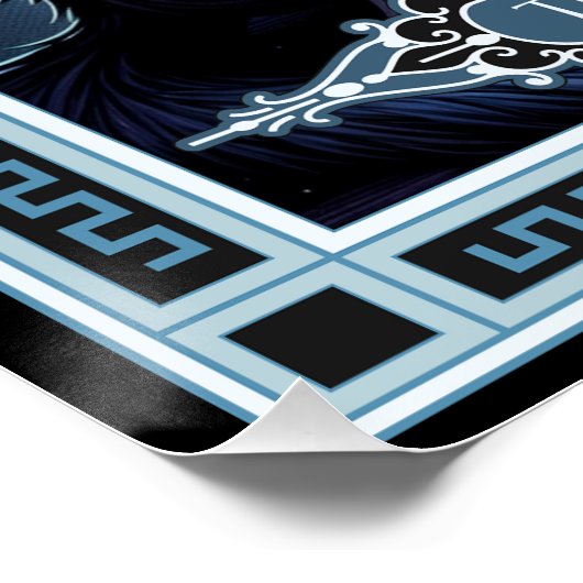 Chupacabra-Tarot Poster (Ecke)