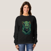 Chupacabra The Goat Sucker by Haunted Horror Hallo Sweatshirt (Vorne ganz)