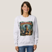 Chupacobra Illustration Combo Kreatur Funny Sweatshirt (Vorne ganz)