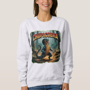Chupacobra Illustration Combo Kreatur Funny Sweatshirt
