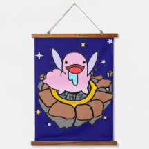 Chupi-Abathur Holz Wandbehang-Teppich
