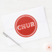 Chur City Pride Emblem – Swiss Identity Runder Aufkleber (Umschlag)