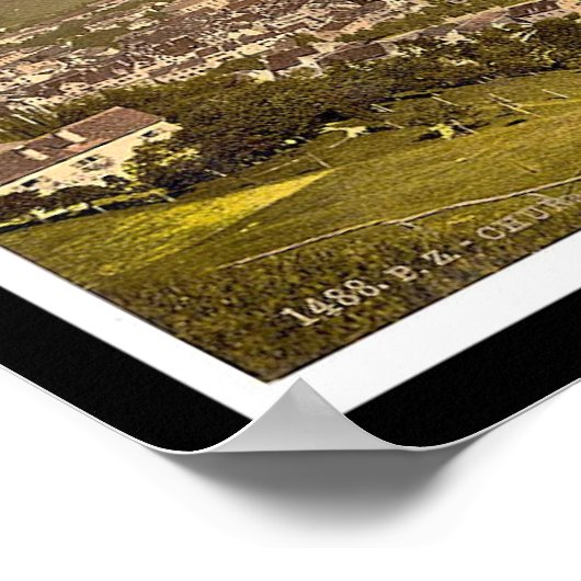 Chur, Graubünden, Schweiz Poster (Ecke)