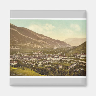Chur, Grisons, die Schweiz Vintages Photochrom Magnet
