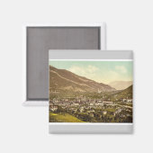 Chur, Grisons, Schweiz Vintag Fotochrom Magnet (Vorderseite/Rückseite)