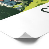 Chur Switzerland Travel Print Poster (Ecke)