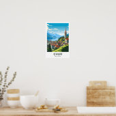 Chur Switzerland Travel Print Poster (Küche)