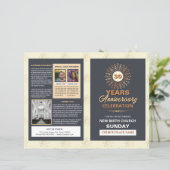 Church Anniversary Brochure Template (Stehend Vorderseite)