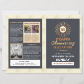 Church Anniversary Brochure Template (Vorderseite)