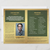 Church Anniversary Program Template (Rückseite)