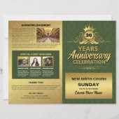 Church Anniversary Program Template (Vorderseite)