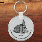 Church Anniversary Souvenir Party Favors Schlüsselanhänger (Vorderseite)