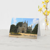 Church Beileid Karte (Gelbe Blume)