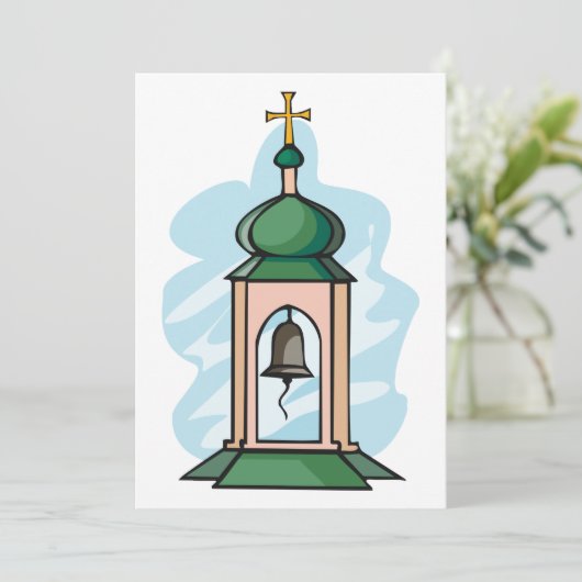 Church Belfry Einladung (Stehend Vorderseite)