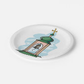 Church Belfry Pappteller (Schrägansicht)