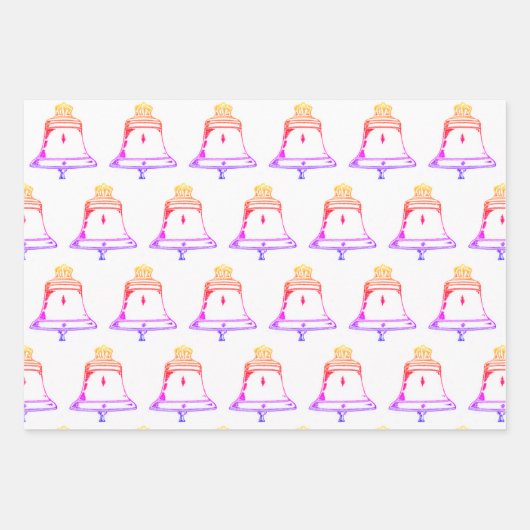 Church Bell Wrapping Paper Geschenkpapier Set (Vorderseite 3)