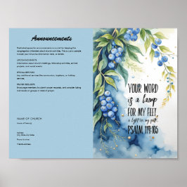 Church Bulletin Poster