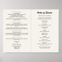 Church Bulletin Poster