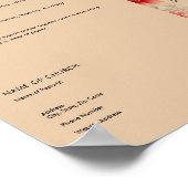 Church Bulletin zum Herunterladen und Drucken Poster (Ecke)