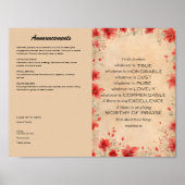 Church Bulletin zum Herunterladen und Drucken Poster (Vorne)