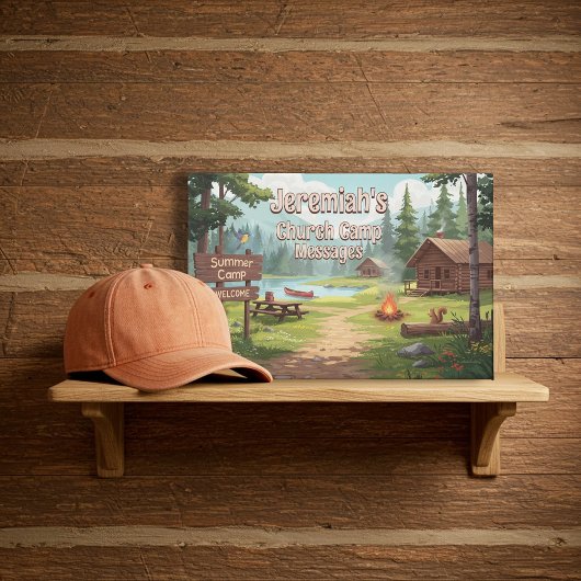 Church Camp Foil Memory Book Gästebuch